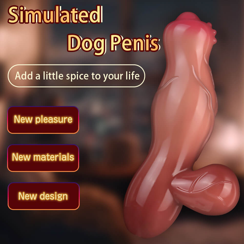 7 Inch Fantasy Dog Knot Vibrating Dildo - Tarisss Sex Toy Store