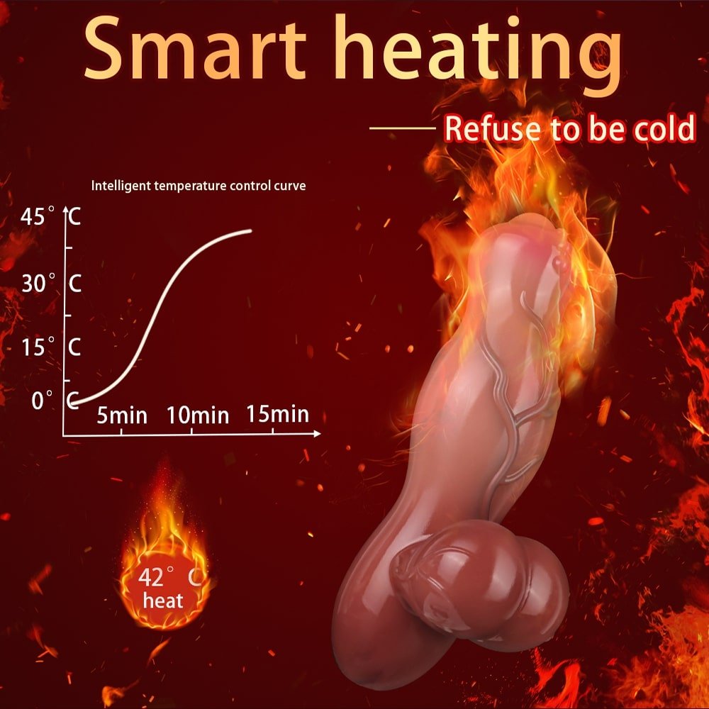 7 Inch Fantasy Dog Knot Vibrating Dildo - Tarisss Sex Toy Store