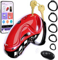 App-Controlled Vibrating Chastity Cage for Men