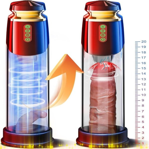 Automatic Vacuum Penis Pump Male Masturbator - Powerful Sucking Penis Enlarge Trainer