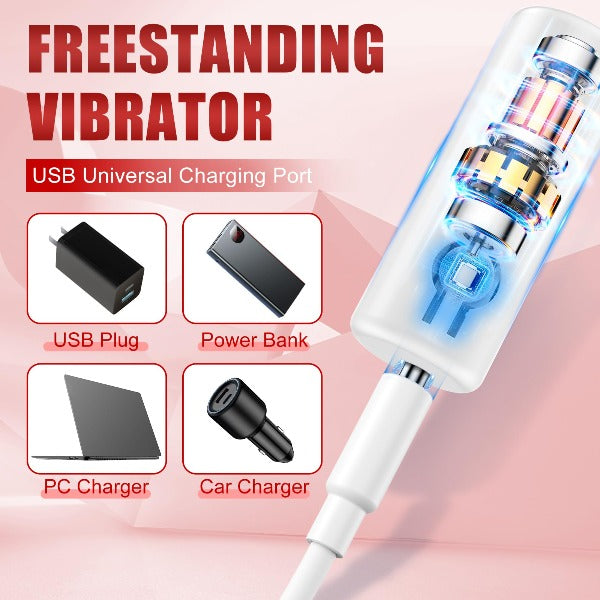 Remote Control Vibrating Cock Sleeve - Clit Stimulator Knotted Penis Sheath Male Extender