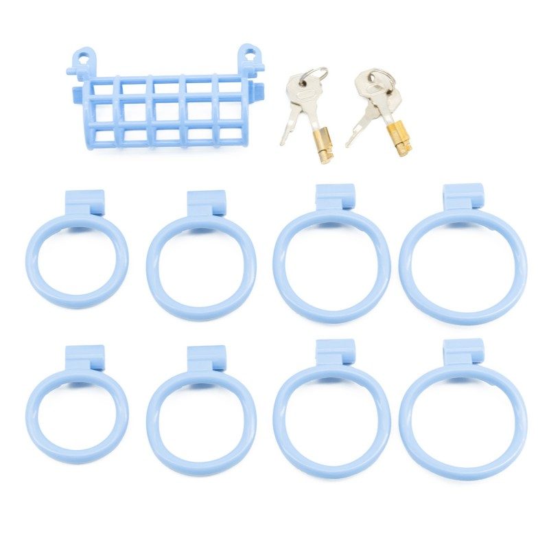 Two-Person Single Cage Chastity Lock – Full-Size Resin Shared Cage for Couples
