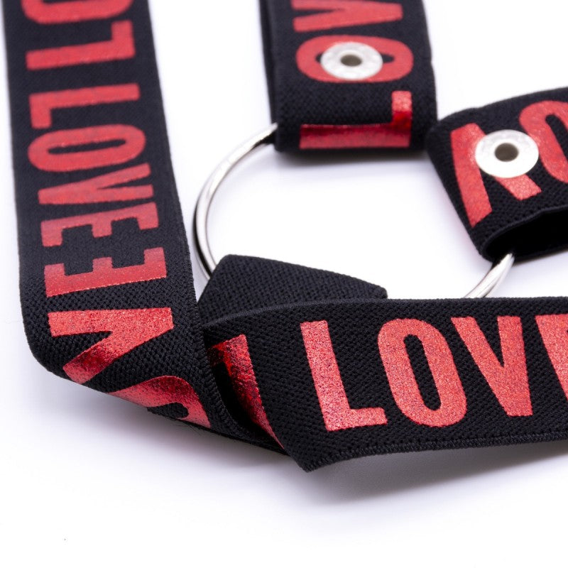 Three-Way Support Strap | Sparkle Series Adjustable Support Harness with LOVE Design