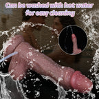 Dual-Density Squirting Dildo – Skin-Sliding Silicone with Ejaculating Function | Domlust