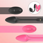 Vibrating Anal Plug for Chastity Cage – Adjustable Strap Prostate Massager with 10 Modes (Remote Control, Silicone)