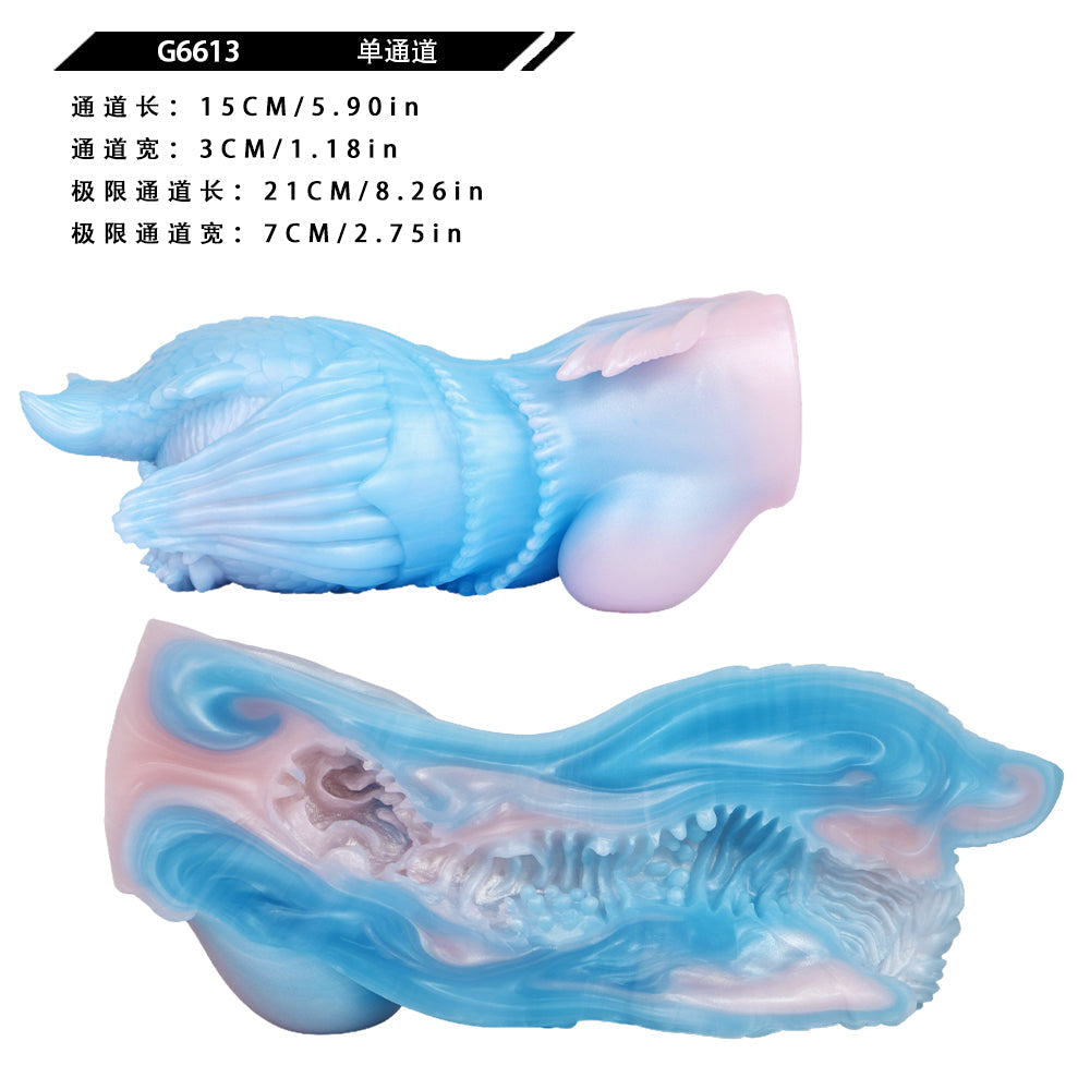 Mermaid Pocket Pussy — Mythical Scale-Sculpted Silicone Masturbator | Domlust Beast Sex