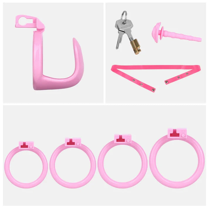 Semi-Open Male Chastity Cage – ABS Resin