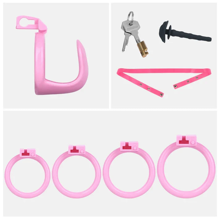 Semi-Open Male Chastity Cage – ABS Resin