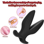 Hollow Anal Expansion Butt Plug - Silicone Anal Accessory Sex Toy for Men Women