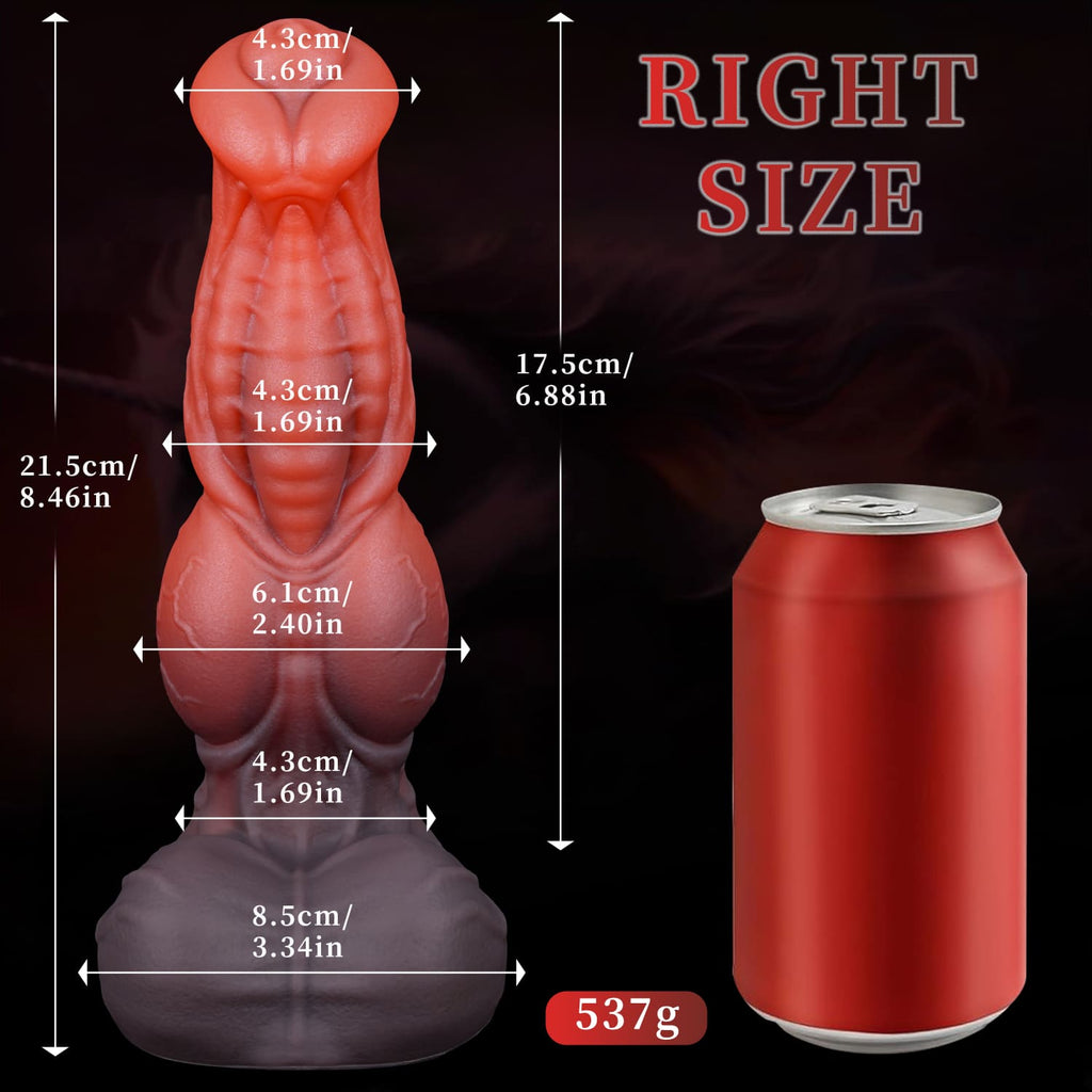 Ghostrunner - Silicone Fantasy Centaur Dildo -  Knot Dildo