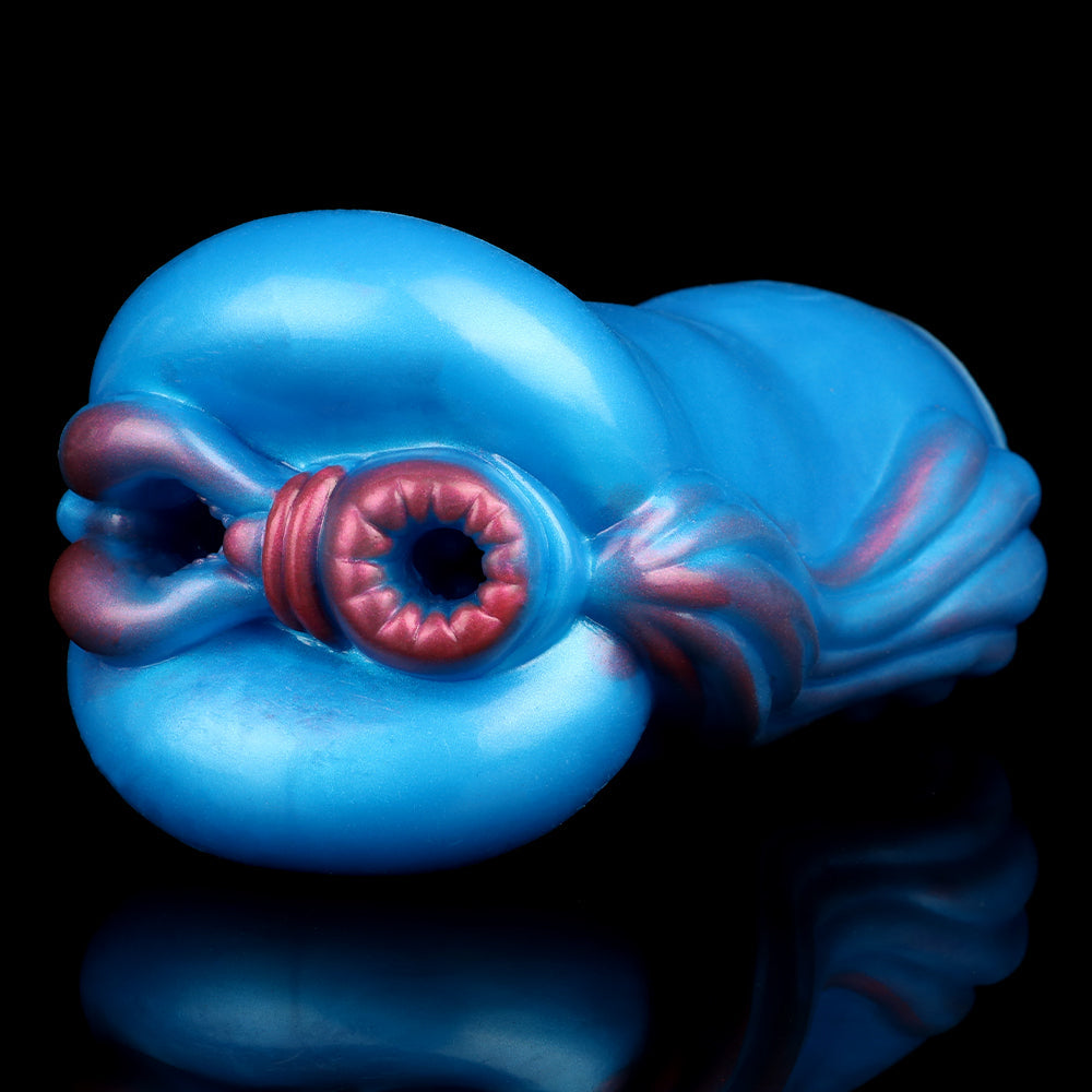 Horse Pussy Vibrating Masturbator — Dual-Entry Animal Pocket Pussy with Bullet Vibrator by Domlust