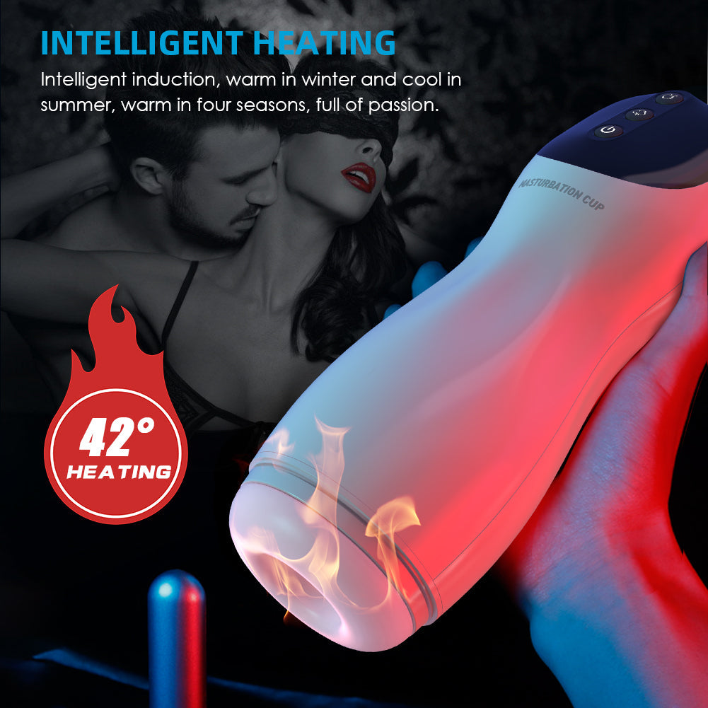 Male Masturbator Adult Stroker Blowjob Sex Machine - Oral Suck Vibrating Penis Masturbation Toys
