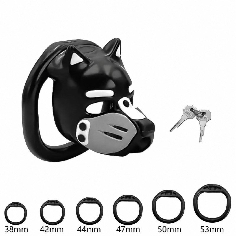 Puppy Head Chastity Cage