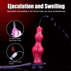 Hati 8 Inch Squirting Wolf Dildo with Inflatable Knot