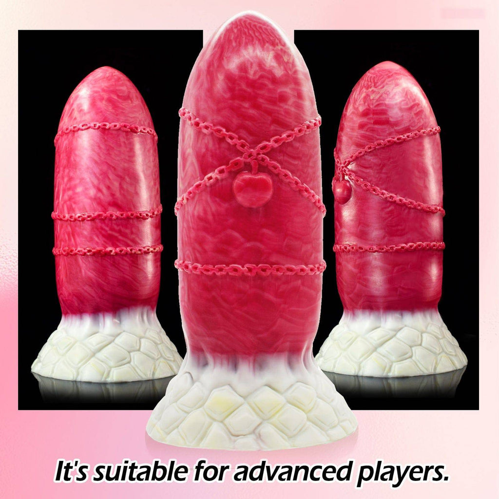 8 Inch Egg Butt Plug with Chain - Tarisss Sex Toy Store
