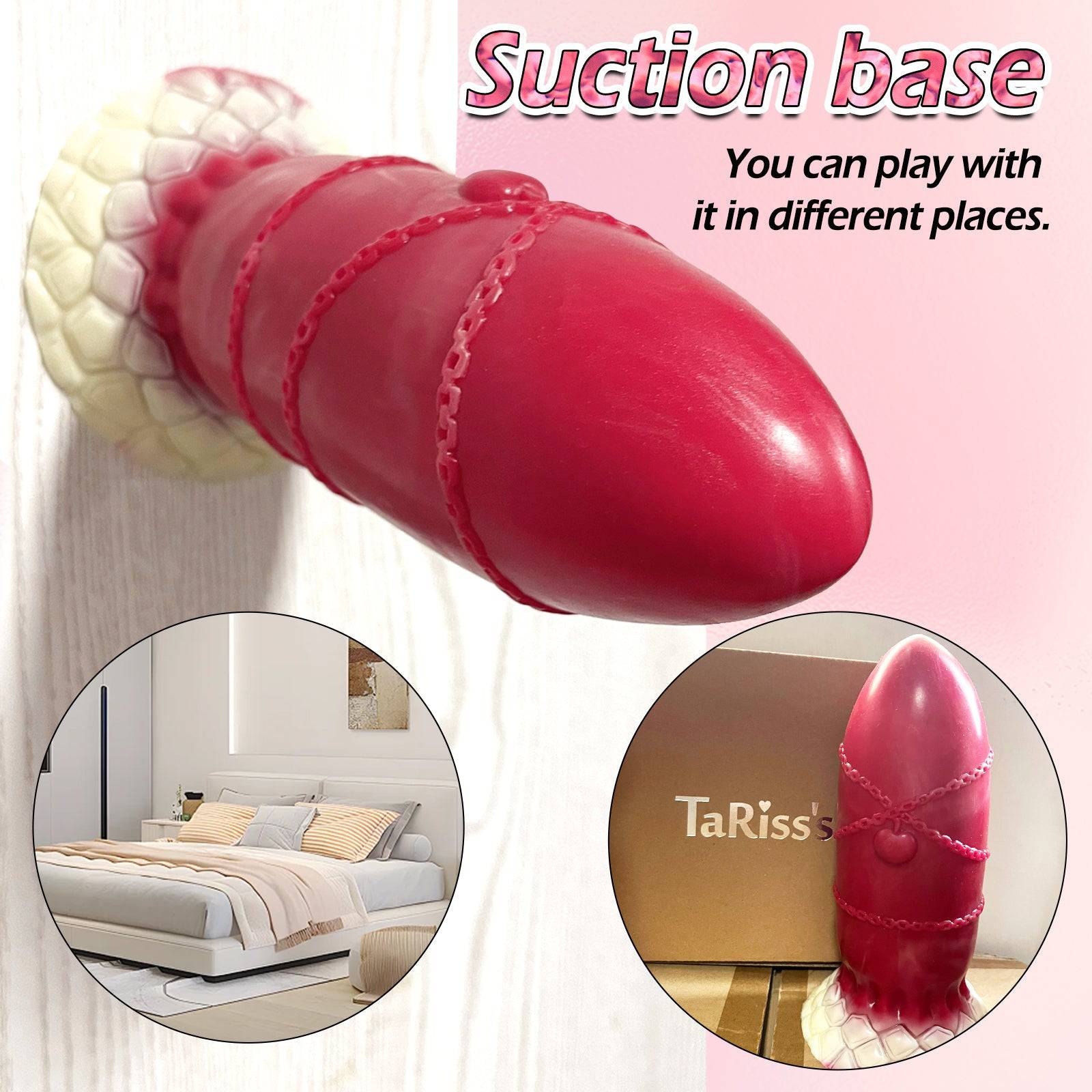 8 Inch Egg Butt Plug with Chain - Tarisss Sex Toy Store