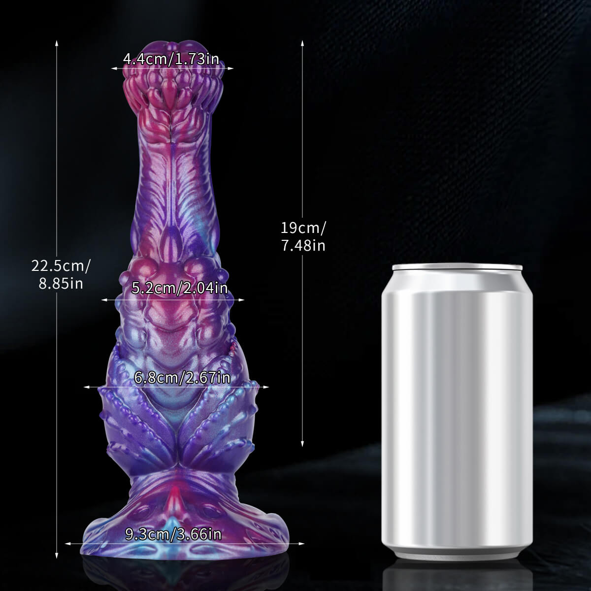 8 Inch Fantasy Monster Flared Horse Dildo with Knot - Tarisss Sex Toy Store