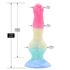 8 Inch Silicone Wolf Dildo with Knot - Tarisss Sex Toy Store