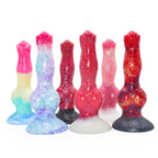 8 Inch Silicone Wolf Dildo with Knot - Tarisss Sex Toy Store