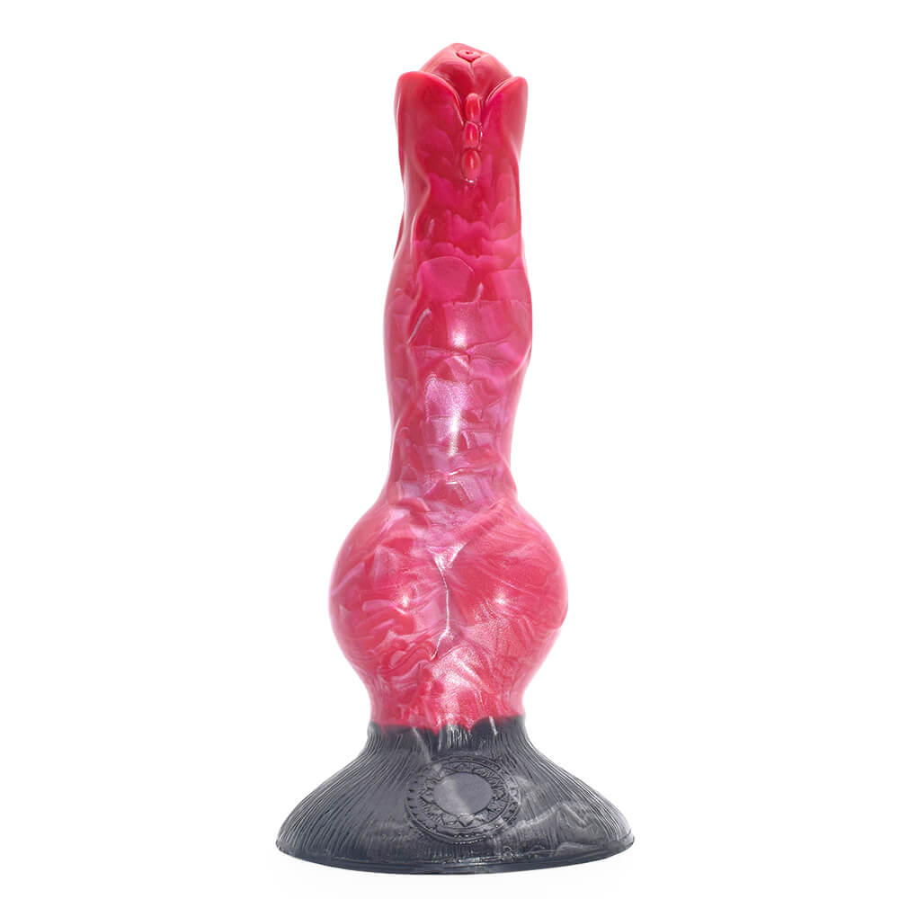 8 Inch Silicone Wolf Dildo with Knot - Tarisss Sex Toy Store