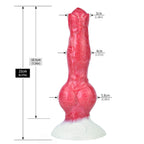 8 Inch Silicone Wolf Dildo with Knot - Tarisss Sex Toy Store