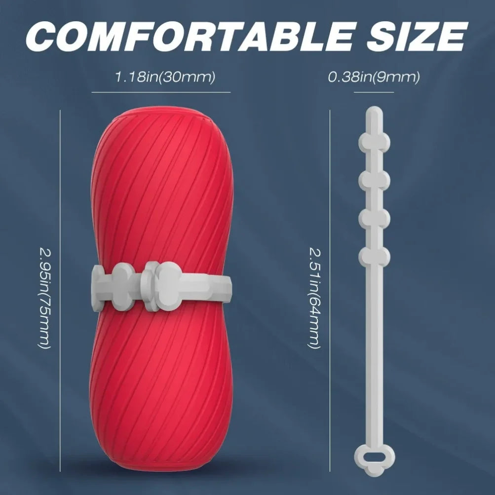Adjustable Wideband Pocket Pussy - Premium Silicone Blowjob Masturbation Sleeve for Men