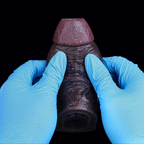 Black Duke Silicone Black Penis Sleeve - Realistic Open-End Ejaculation Delay Ring Extender