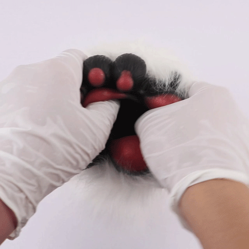 Bear Paw Fantasy Pocket Pussy - Realistic Furry Animal Pussies Detachable Hair Penis Masturbator