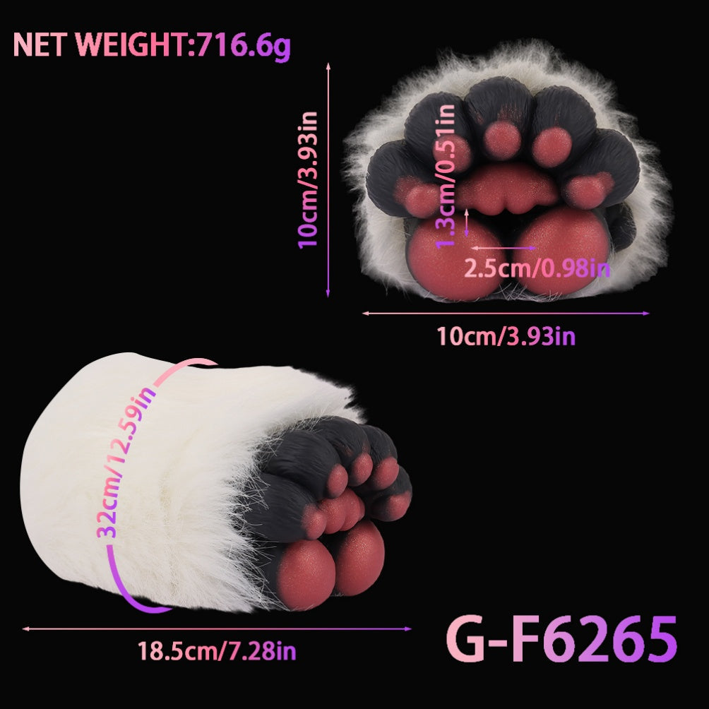 Bear Paw Fantasy Pocket Pussy - Realistic Furry Animal Pussies Detachable Hair Penis Masturbator