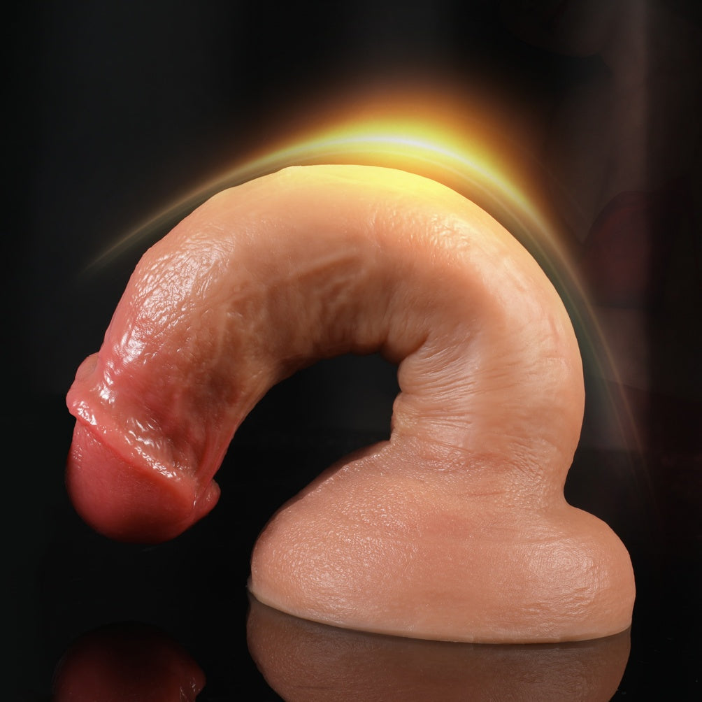 Realistic Dildo Flesh Tone – Anatomical Silicone G-Spot Suction Dildo | Domlust