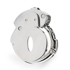 Chastity Cage with Integrated Flat Lock – Adjustable Fit (32mm–50mm)