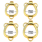 Small Gold Shell-Shaped Chastity Cage-RING Accessory K11