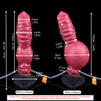 Inflatable Squirting Dog Dildo Butt Plug - Suction Cup Monsterdildo Women Masturbator
