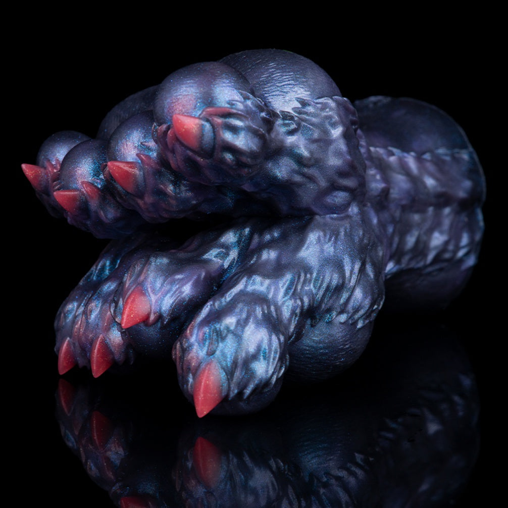 Dark Fantasy Beast Paw Silicone Pocket Pussy – Hidden Channel Claws for Men Blowjob Masturbation