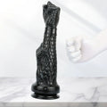 Domlust Dragon Arm Fist Dildo – 13" Black Silicone Creature Cock for Extreme Expansion