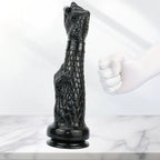 Domlust Dragon Arm Fist Dildo – 13" Black Silicone Creature Cock for Extreme Expansion