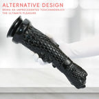 Domlust Dragon Arm Fist Dildo – 13" Black Silicone Creature Cock for Extreme Expansion
