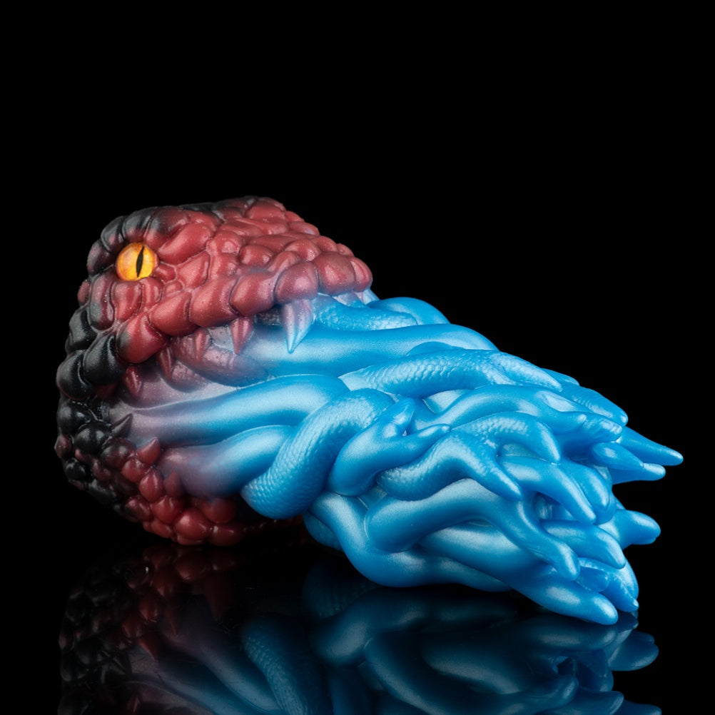 Fantasy Monster Snake Pocket Rocket – Realistic Silicone Stroker for Intense Blowjobs