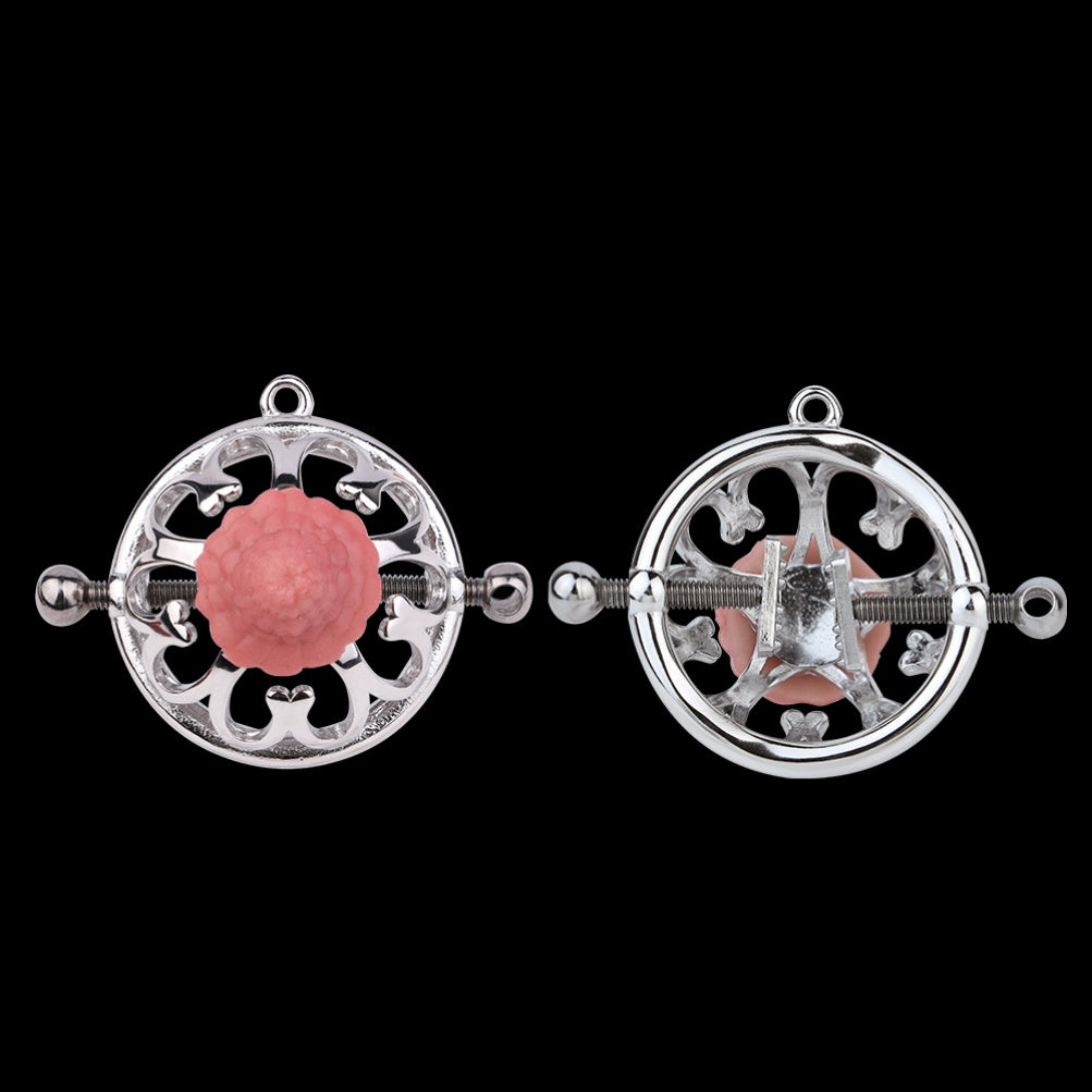 Premium 304 Stainless Steel Adjustable Nipple Clamps – Screw-Type Nipple Pinchers for Precise Stimulation