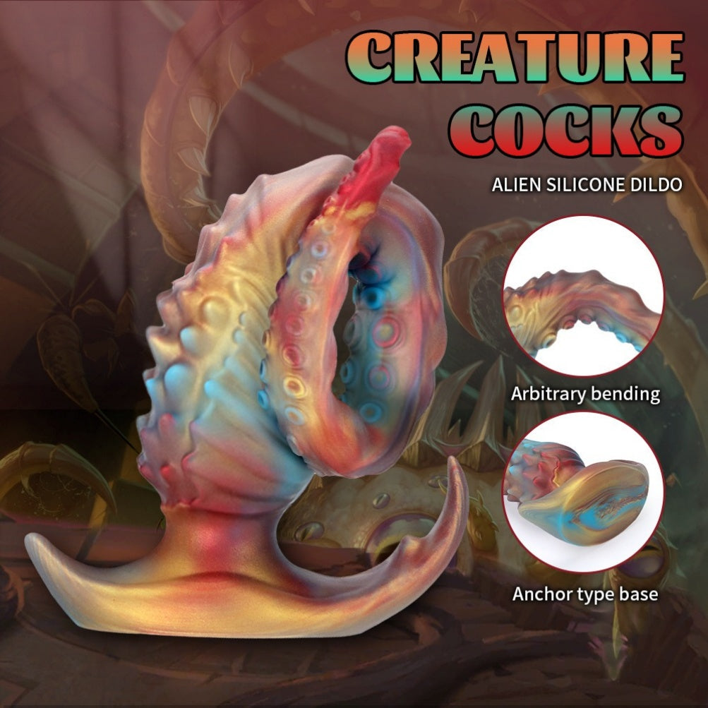Alien Tentacle Dildo Extra-Long – 180° Flexible Xenomorph Fantasy Dildo | Domlust