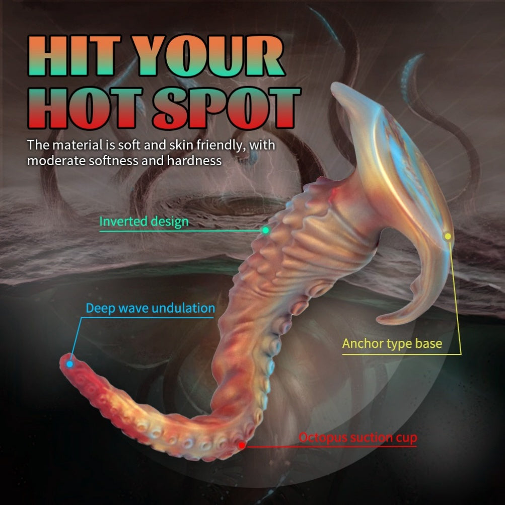 Alien Tentacle Dildo Extra-Long – 180° Flexible Xenomorph Fantasy Dildo | Domlust