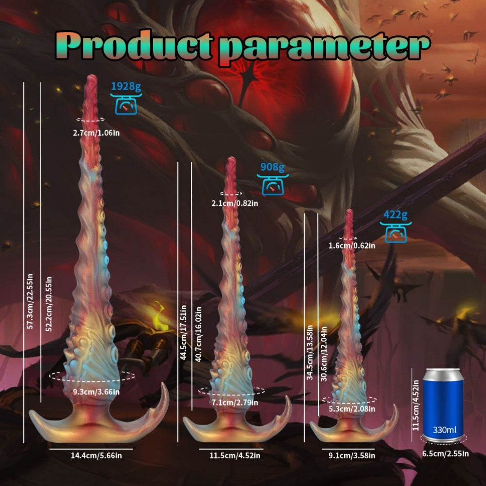 Alien Tentacle Dildo Extra-Long – 180° Flexible Xenomorph Fantasy Dildo | Domlust