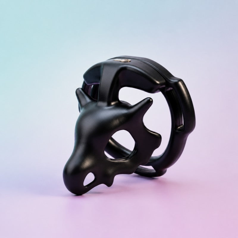 Dinosaur Fossil Skull Chastity Cage – Biomechanical Resin Design 🦴