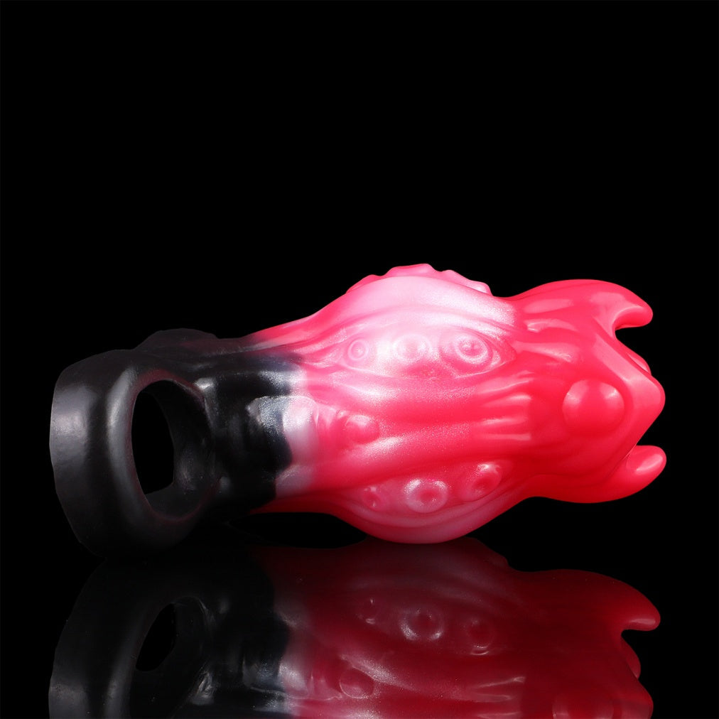Kraken's Crown Penis Sleeve Extender - Premium Silicone Cocksleeve Enhanced Girth & Stamina