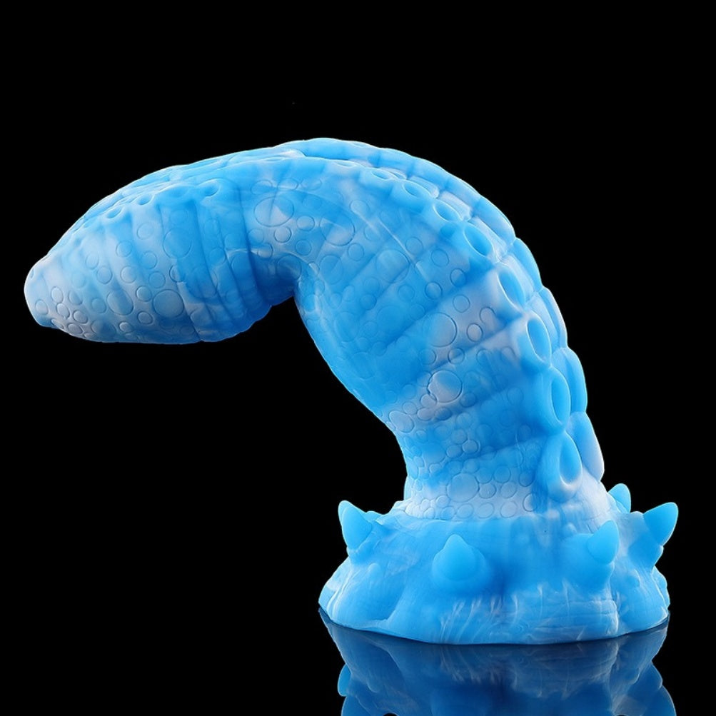Abyssal Tentacle Echo – Platinum Silicone Alien Tentacle Dildo | Domlust Fetish