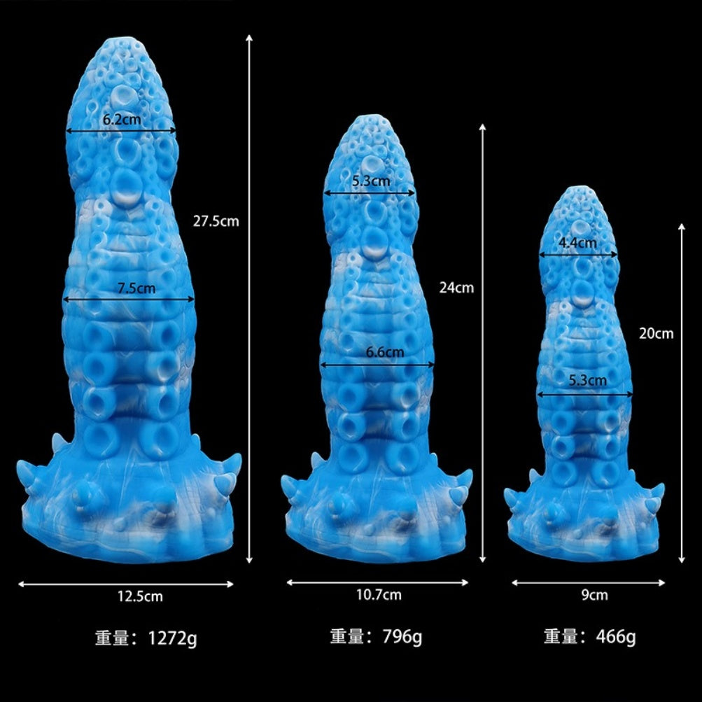 Abyssal Tentacle Echo – Platinum Silicone Alien Tentacle Dildo | Domlust Fetish