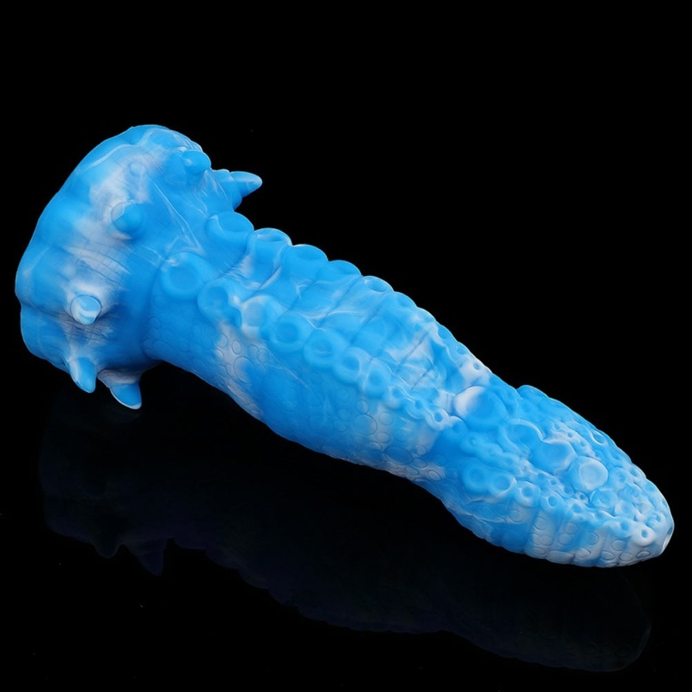 Abyssal Tentacle Echo – Platinum Silicone Alien Tentacle Dildo | Domlust Fetish