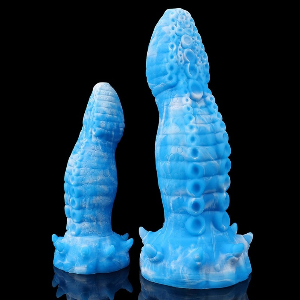 Abyssal Tentacle Echo – Platinum Silicone Alien Tentacle Dildo | Domlust Fetish