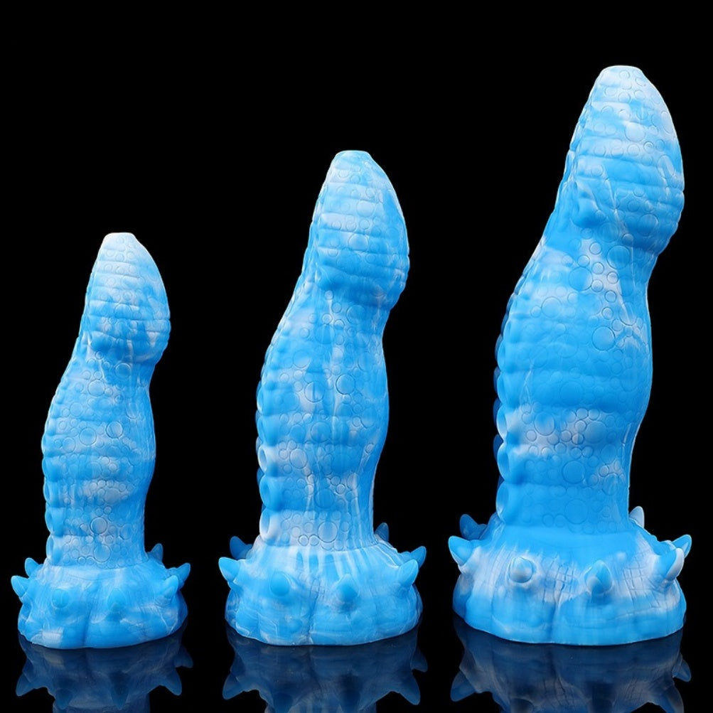 Abyssal Tentacle Echo – Platinum Silicone Alien Tentacle Dildo | Domlust Fetish