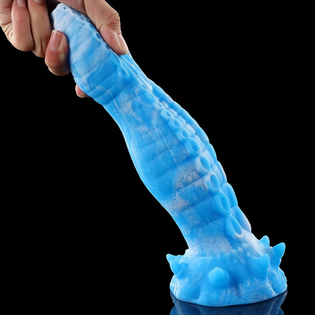 Abyssal Tentacle Echo – Platinum Silicone Alien Tentacle Dildo | Domlust Fetish